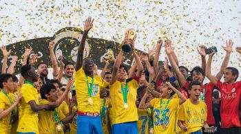 Cristianinho venceu a Liga Saudita com a categoria sub-13 do time árabe, neste domingo (3)