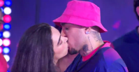 BBB24: Giovanna e MC Bin Laden se beijam a pedido de Ivete Sangalo