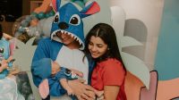 João Gomes se veste de Stitch em festa de 2 meses do filho; veja fotos