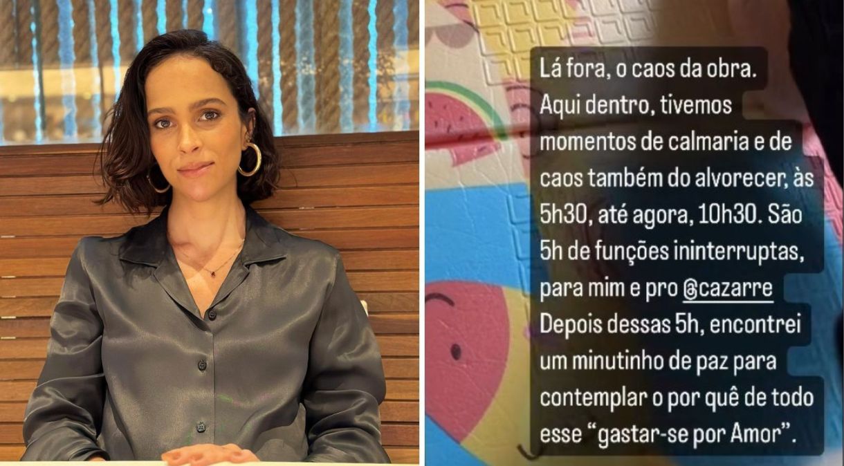 Letícia e Juliano Cazarré são pais de seis filhos