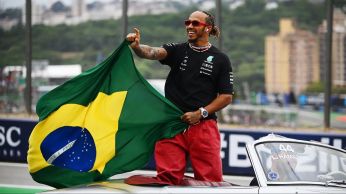 Heptacampeão da Fórmula 1, piloto britânico publicou fotos do brasileiro, um dos maiores nomes do automobilismo mundial
