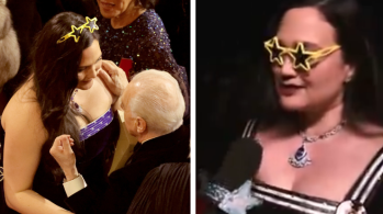 Lily Gladstone usou óculos dados por ex-namorado há 20 anos no Oscar 2024