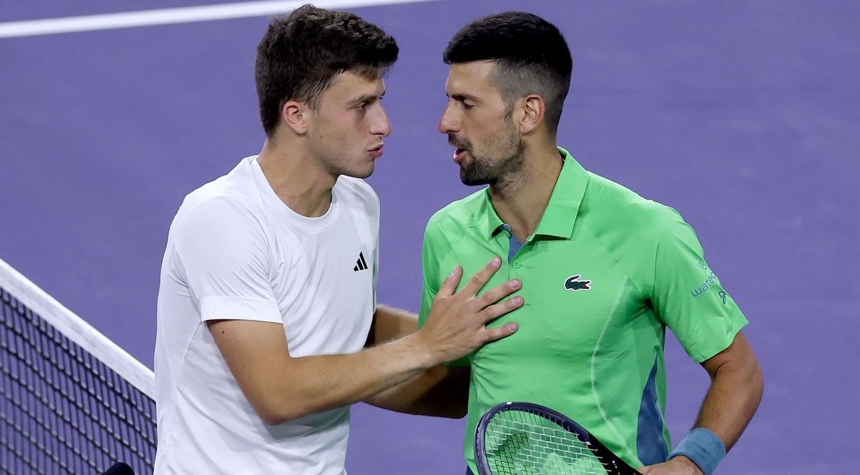 Novak Djokovic perdeu para o italiano Luca Nardi em Indian Wells