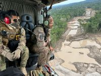 Em dois dias de operação, PF destrói 9 garimpos ilegais no Amazonas