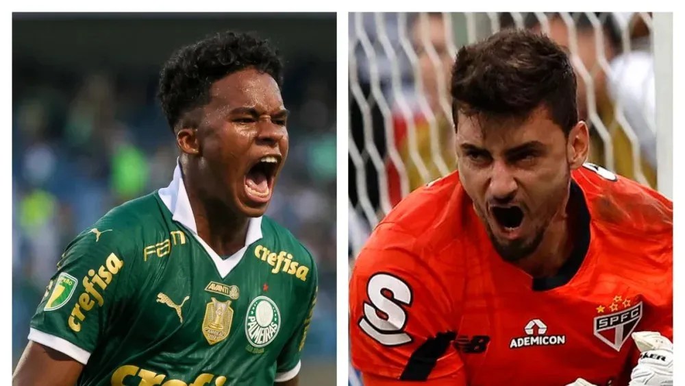 Endrick, do Palmeiras, e Rafael, do São Paulo, estão entre os sete atletas convocados de Dorival Júnior que atuam no Brasil