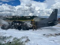 Avião da PF caiu um minuto após decolar em Belo Horizonte