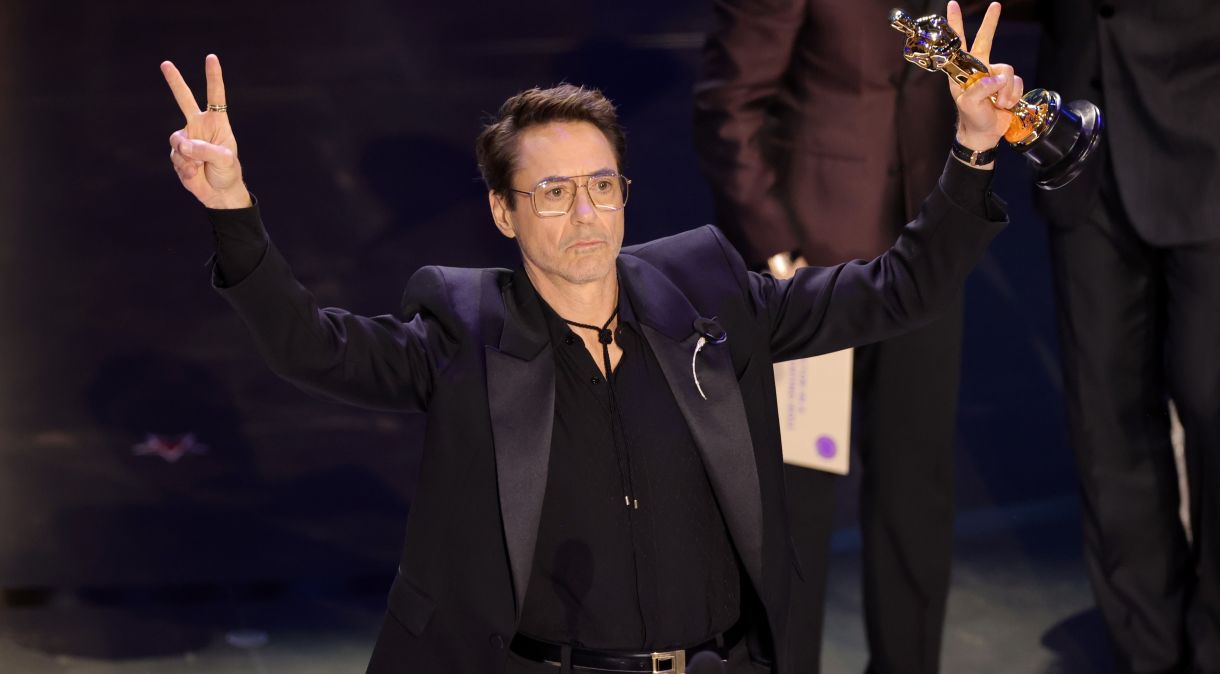 Robert Downey Jr levou o prêmio de Melhor Ator Coadjuvante por "Oppenheimer"