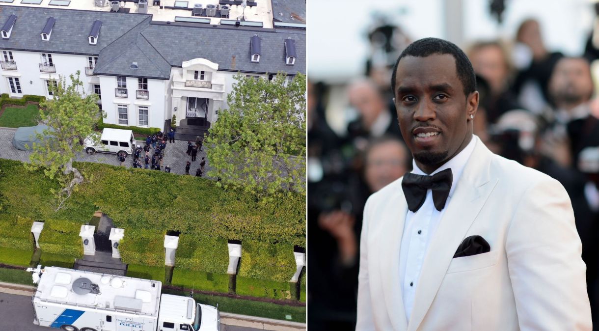 Agentes federais invadem a casa de Sean "Diddy" Combs em Los Angeles, nos EUA