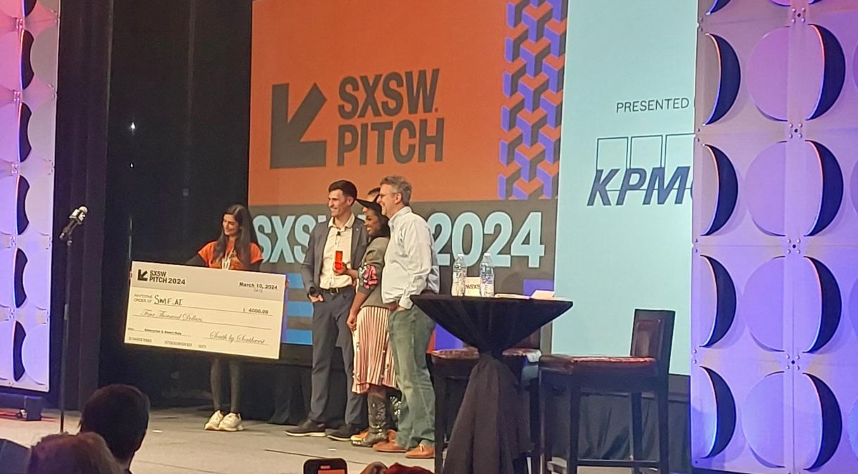 Um dos vencedores do SXSW Pitch de 2024, que premia as melhores start-ups em nove categorias