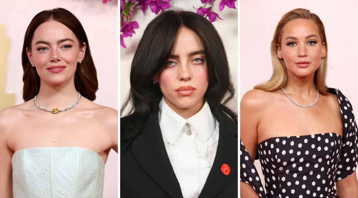 Emma Stone, Billie Eilish e Jennifer Lawrence no Oscar 2024
