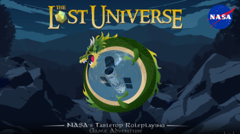 "The Lost Universe" é adaptável a outras mesas de RPG e convida os jogadores a aprender sobre o espaço enquanto se divertem