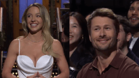 "Boato mais maluco", diz Sydney Sweeney sobre rumores de caso com Glen Powell