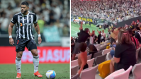 Torcedor do Galo domina bola na arquibancada após chute de Hulk; veja vídeo