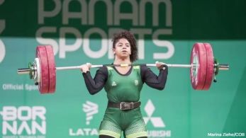 Laura Amaro atingiu marca histórica para o levantamento de peso feminino do Brasil