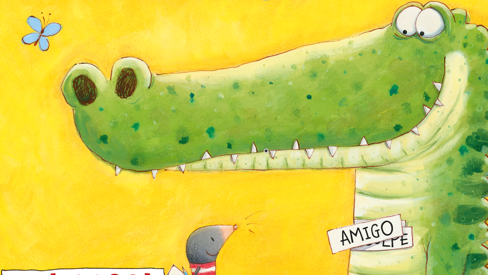 Capa de livro infantil intitulado "Perigoso", do autor Tim Warnes, lançado pela editora Ciranda Cultural