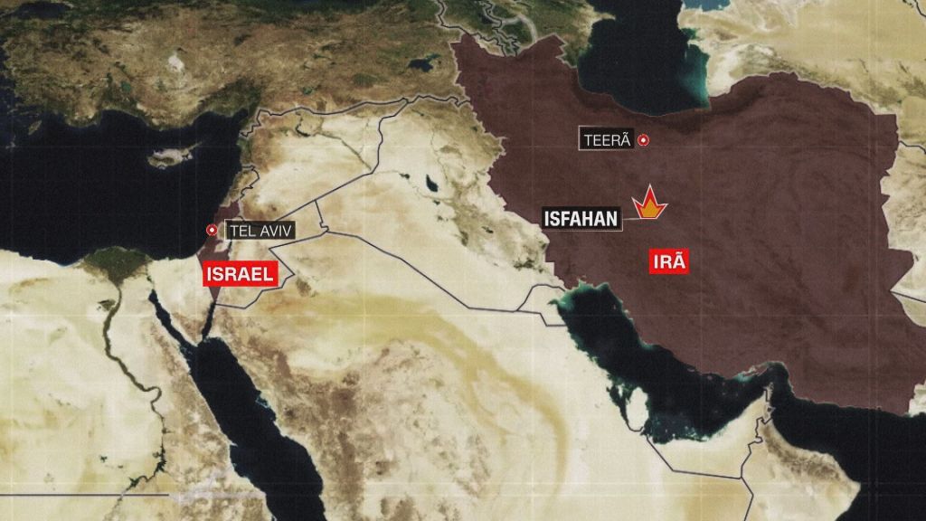Fontes dos EUA confirmaram que Israel realizou um ataque na província de Isfahan, a cerca de 350 quilômetros da capital do Irã, Teerã