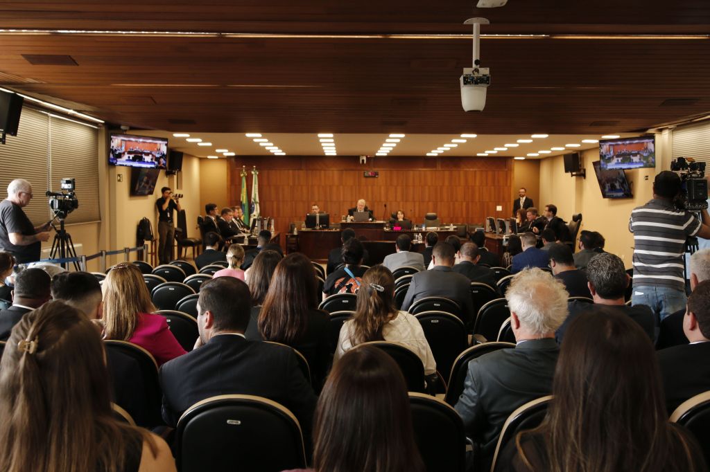 Sessão no TRE-PR julga pedido de cassação do mandato do senador Sergio Moro (União-PR)