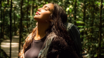 Influenciadora conversou com participantes do "Repórteres da Floresta", projeto que ensina como jovens de comunidades da Amazônia podem usar técnicas de comunicação diferentes