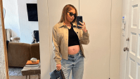 Grávida, Ashley Tisdale compartilha nova foto: "Único jeans que vai caber"