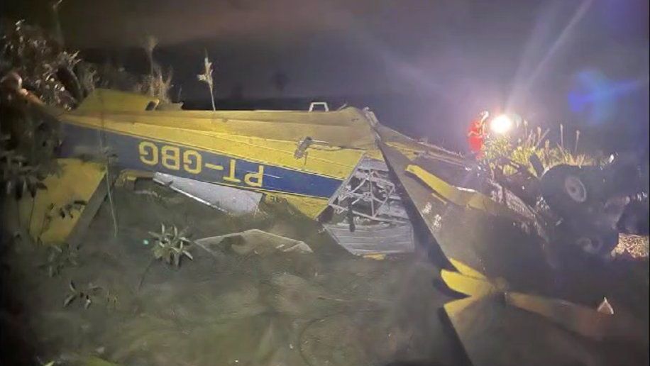 Piloto estava sozinho no avião no momento da queda em Uberlândia (MG)