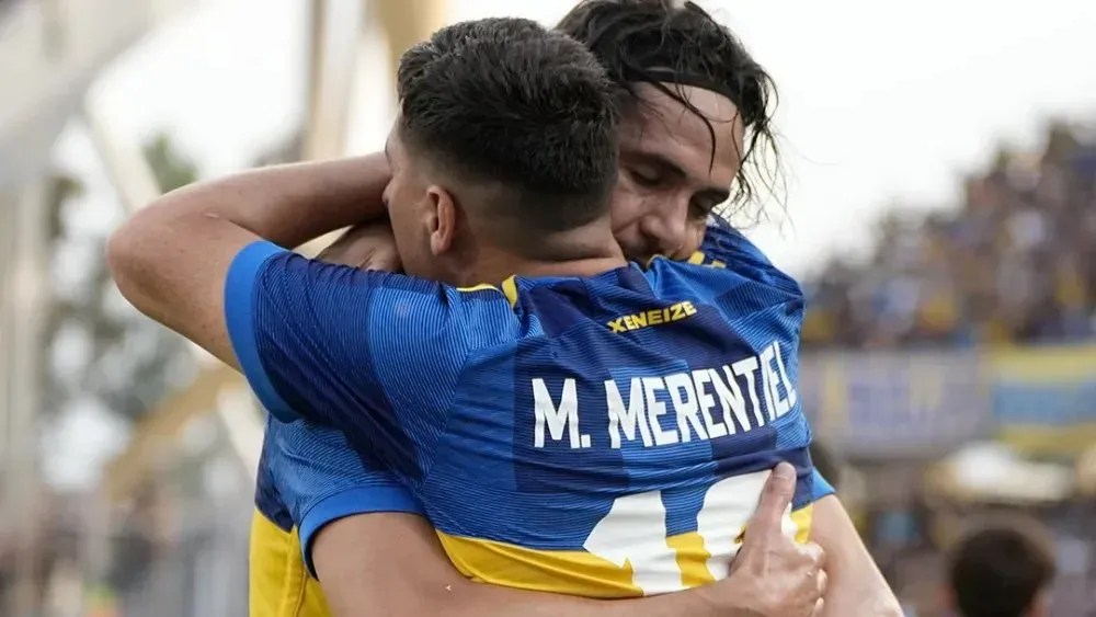 Cavani e Merentiel, atacantes do Boca Juniors que podem enfrentar o Fortaleza