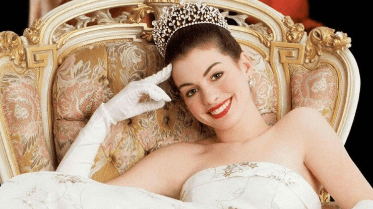 Anne Hathaway como Mia Thermopolis em "O Diário da Princesa"