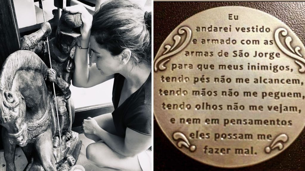 Giovanna Antonelli celebra dia de São Jorge nas redes sociais