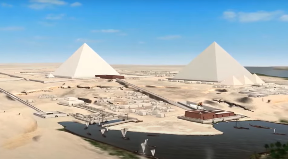 Ambiente virtual do Projeto Gizé 3D mostra o Egito Antigo