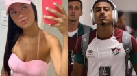 Mulher de jogador do Fluminense termina a relação após festa em concentração