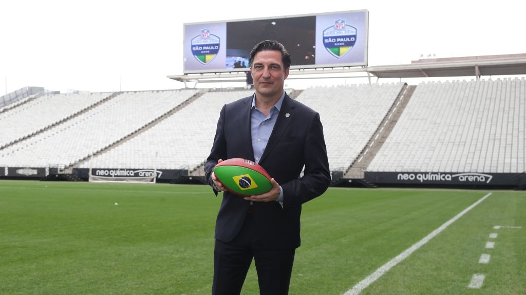 Gerrit Meier, head da NFL International, na Neo Química Arena