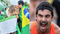 Nicolas Prattes faz Maratona de Paris em menos de 3 h e celebra com Sabrina Sato