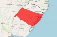 Rio Grande do Sul entra em alerta vermelho para fortes temporais até terça-feira