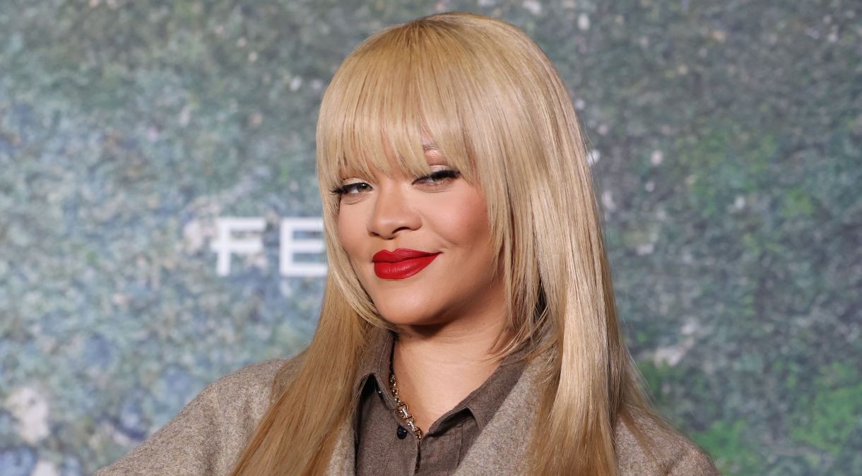 Cantora Rihanna, que é marca da Fenty Beauty