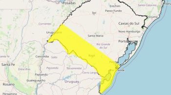 Situação deve se agravar no Rio Grande do Sul, com condições climáticas consideradas perigosas 