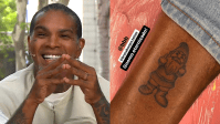 Rodriguinho faz segunda tatuagem em homenagem ao BBB; veja