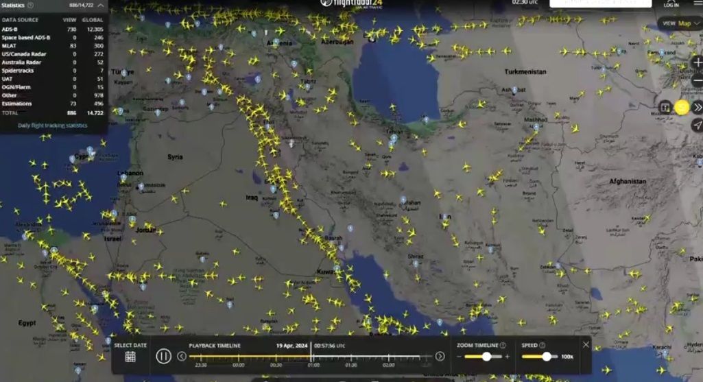 Aviões se afastam de Isfahan enquanto o Irã suspende voos sobre várias cidades