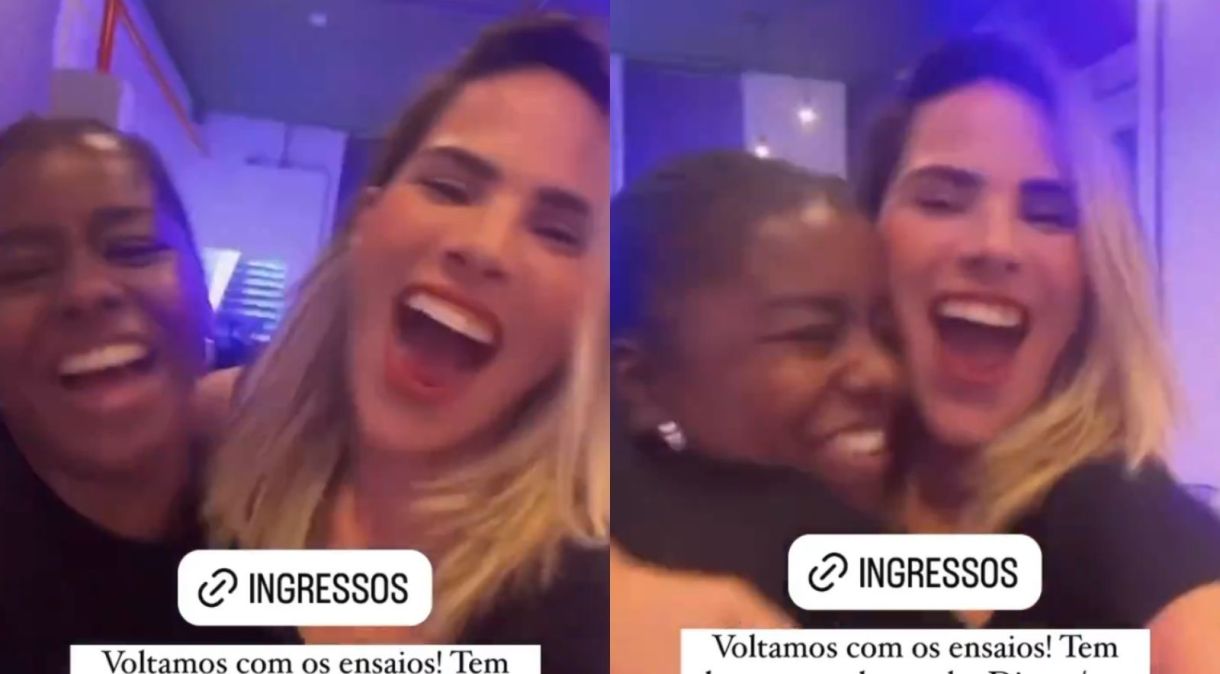 Wanessa Camargo brincou com Monique Soares, ao relembrar momento em festa do BBB 24