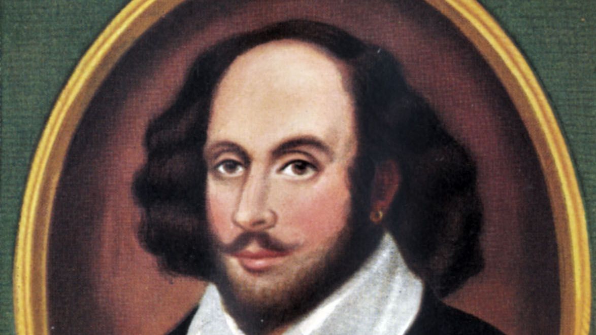 Retrato do escritor inglês William Shakespeare, que faria 460 se estivesse vivo