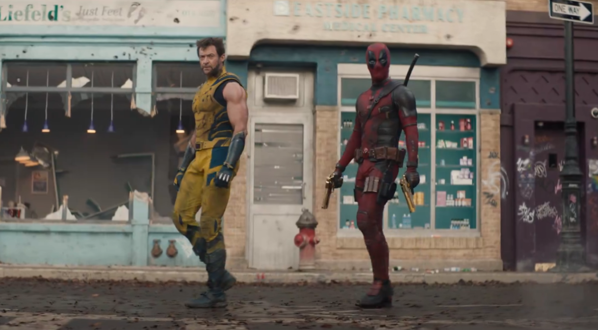 Cena do novo trailer de "Deadpool & Wolverine"