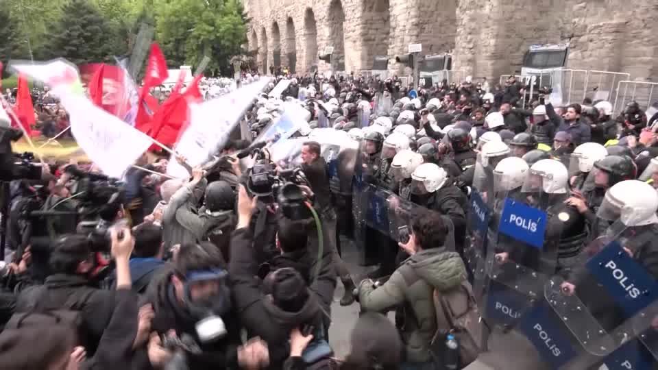 Turquia prende 217 manifestantes em protestos do 1º de maio