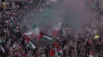 Manifestantes protestam contra participação de Israel no concurso de música