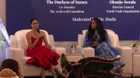 Meghan Markle participa de evento de liderança feminina durante visita à Nigéria