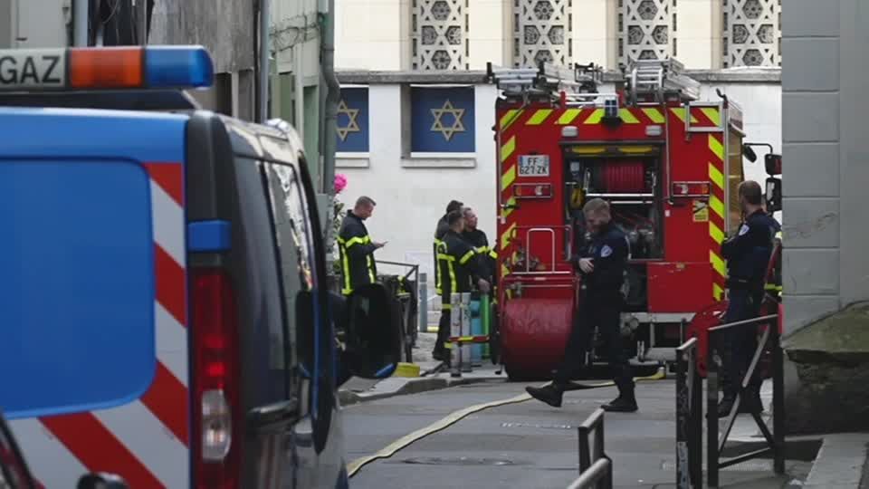 Polícia francesa mata homem que tentou atear fogo em sinagoga