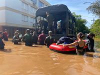 Exército estima que mais de mil militares foram afetados pelas chuvas no RS e estuda auxílio emergencial