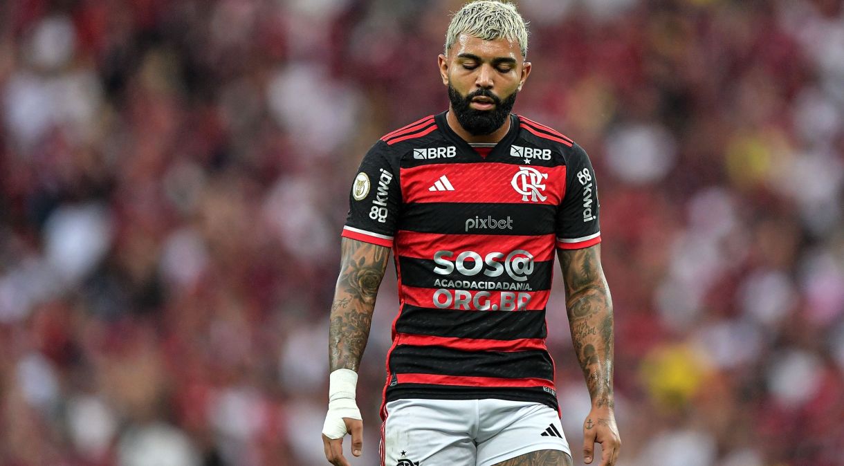 Gabigol foi punido e não veste mais a camisa 10 do Flamengo