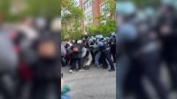 Vídeo: polícia e manifestantes entram em confronto em universidade nos EUA