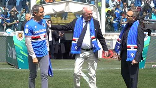 Sven-Göran Eriksson ganhou homenagem da Sampdoria