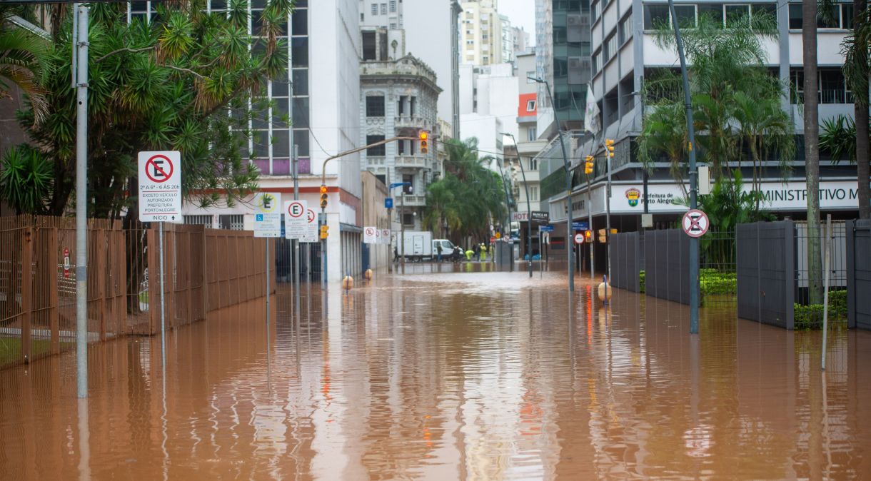 Capital gaúcha é a afetada por enchente histórica