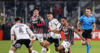 Torcedor do Colo-Colo é flagrado fazendo gestos racistas contra o Fluminense