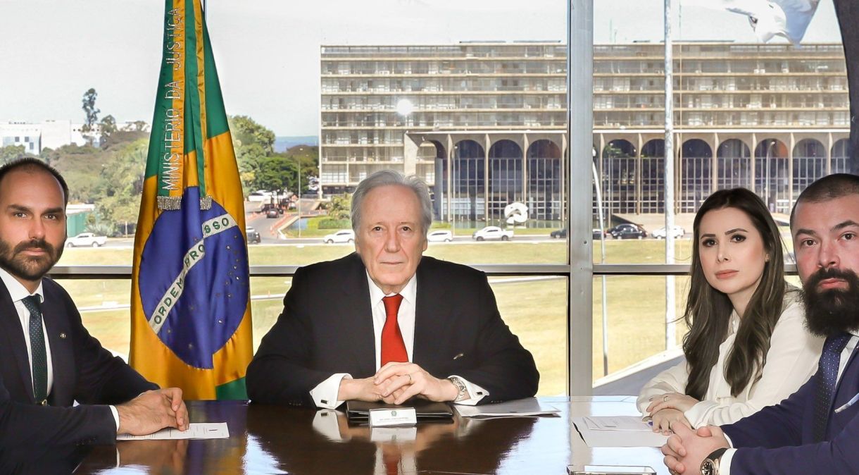 Ministro da Justiça se reuniu com o deputado federal Eduardo Bolsonaro (PL-SP) nesta quarta-feira (15)